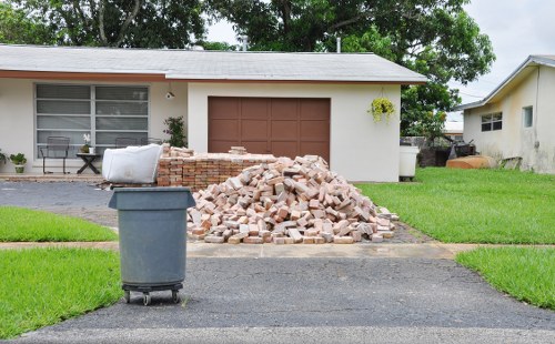 Eco-friendly recycling process for construction waste materials.