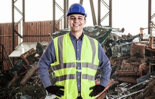 Hazardous construction materials needing special disposal.